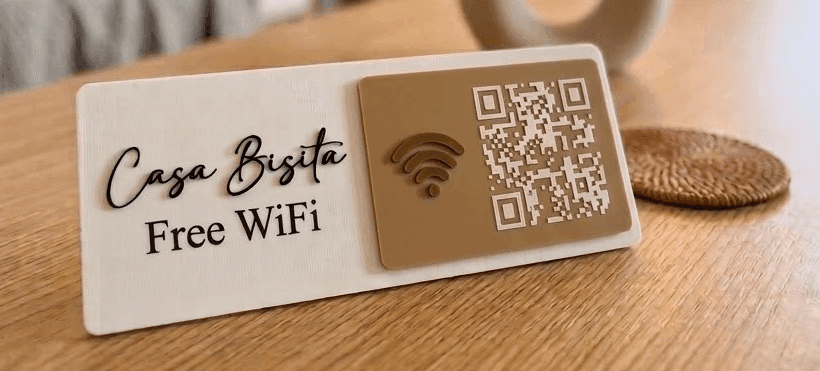 Bisita WiFi block — instant WiFi for cafés, restaurants, and AirBnB